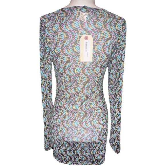 NWTs Gonza Long Sleeve Mini Dress Size Large - Picture 2 of 5